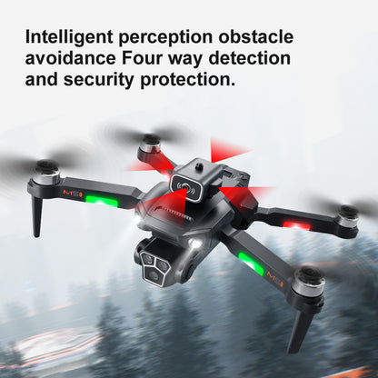 M1S Drone Profesional Three HD Camera Obstacle Avoidance Aerial Photography Brushless Motor Foldable Rc Quadcopter Toys